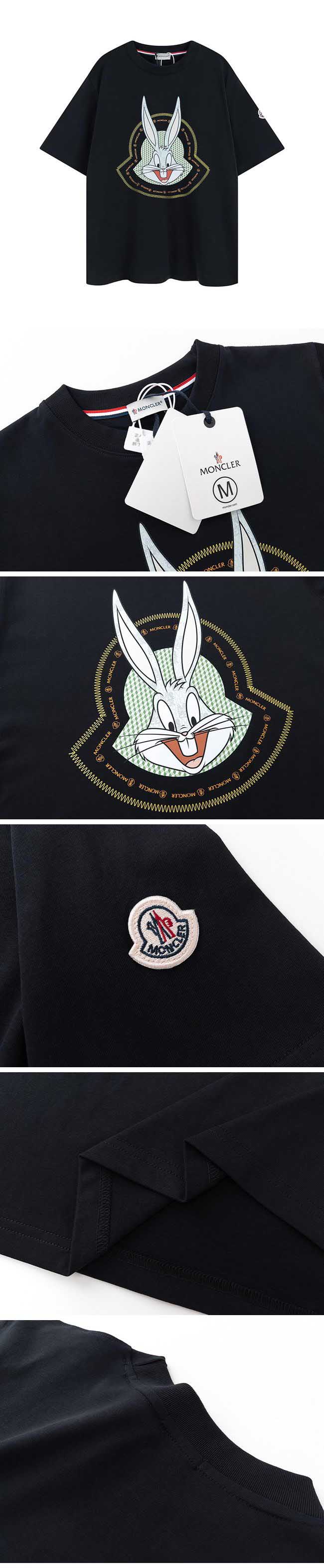 Moncler x Bugs Bunny Print Tee モンクレール x バッグス バニー プリント Tシャツ ブラック