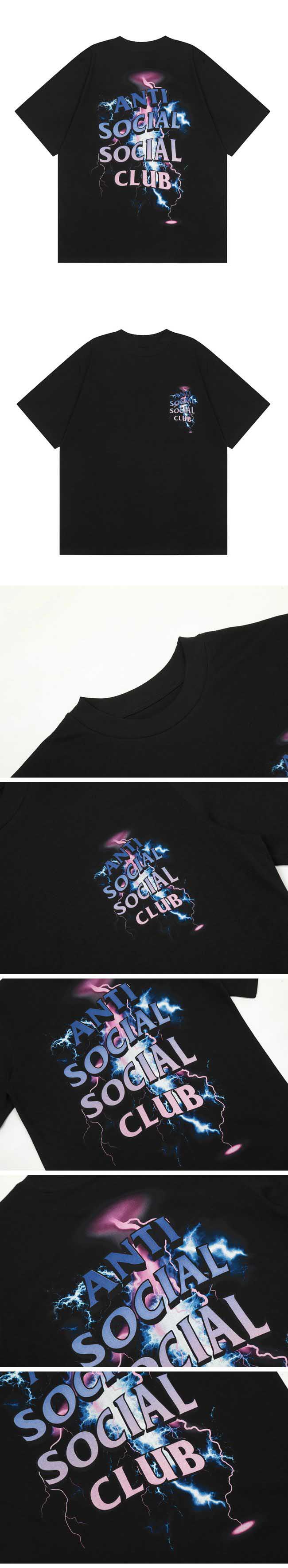 ASSC Anti Social Social ClubColor Thunder Tee アンチソーシャルソーシャルクラブ カラー サンダー Tシャツ