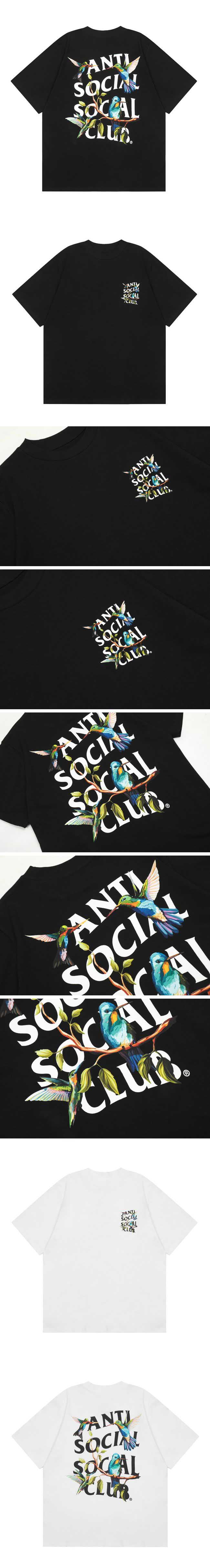 ASSC Anti Social Social ClubHumminng Birb Tee アンチソーシャルソーシャルクラブ ハミングバード Tシャツ