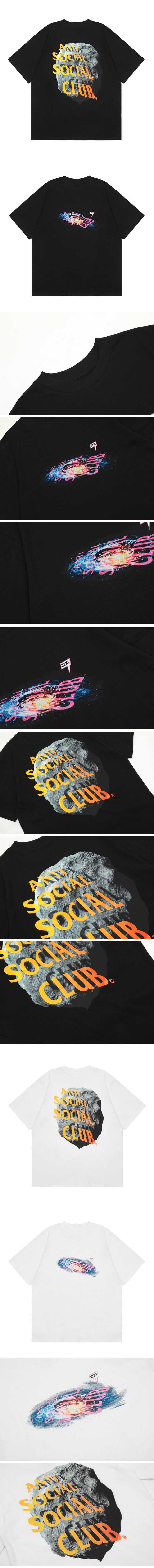 ASSC Anti Social Social ClubMeteorite Tee アンチソーシャルソーシャルクラブ ミーティアライト Tシャツ