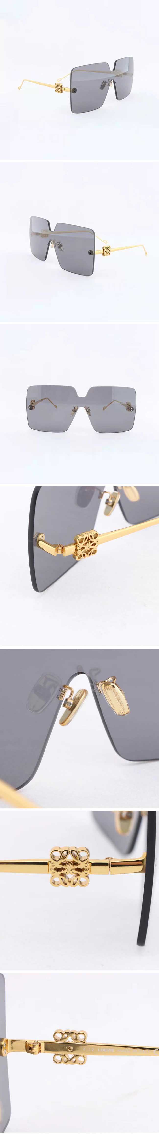Loewe Gold Anagram Sunglasses ロエベ ゴールド アナグラム サングラス ブラック
