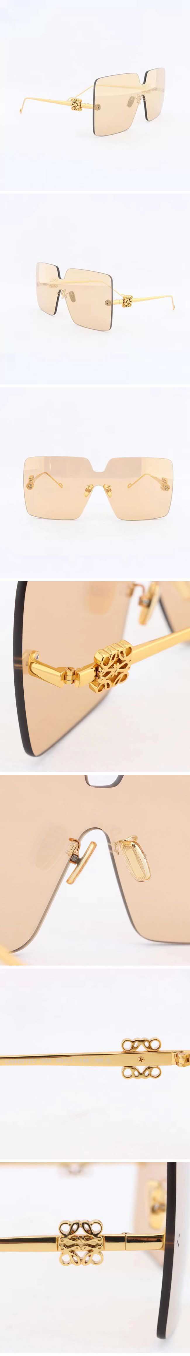 Loewe Gold Anagram Sunglasses ロエベ ゴールド アナグラム サングラス イエロー