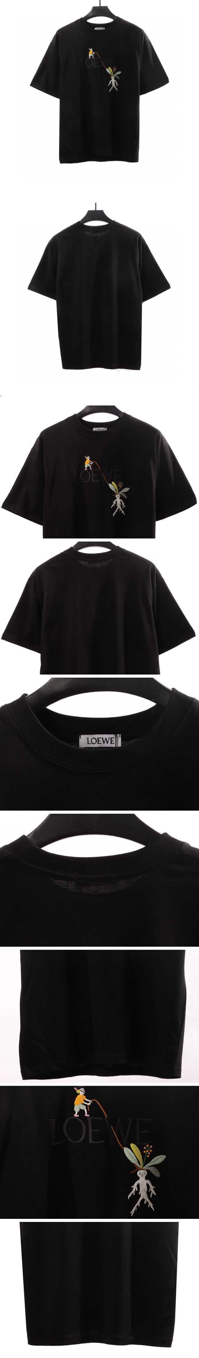 Loewe x Suna Fujita Mandragora Tee Black ロエベ x スナ・フジタ マンドラゴラ Tシャツ ブラック