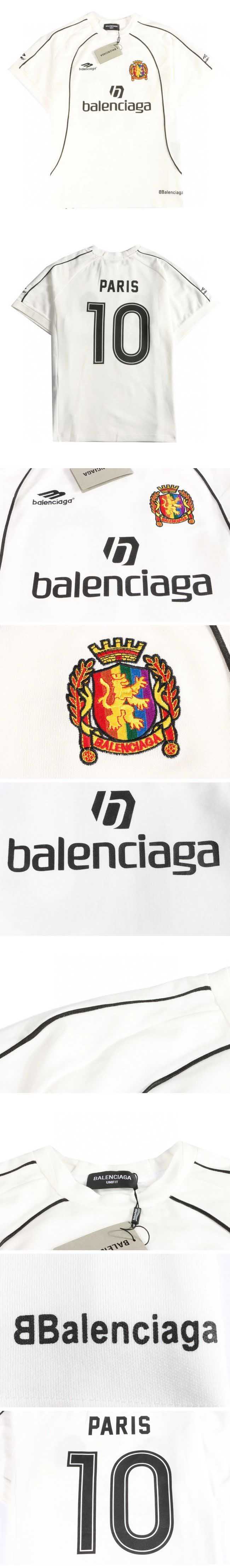 Balenciaga Football Game Shirt White バレンシアガ フットボール サッカー ゲームシャツ ホワイト