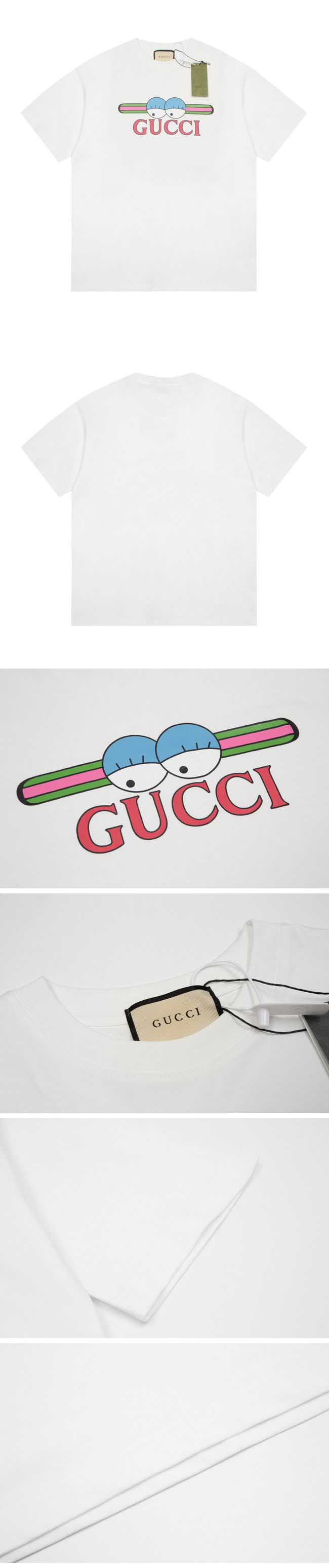 Gucci Eye Gucci Logo Tee グッチ アイ グッチ ロゴ Tシャツ ホワイト