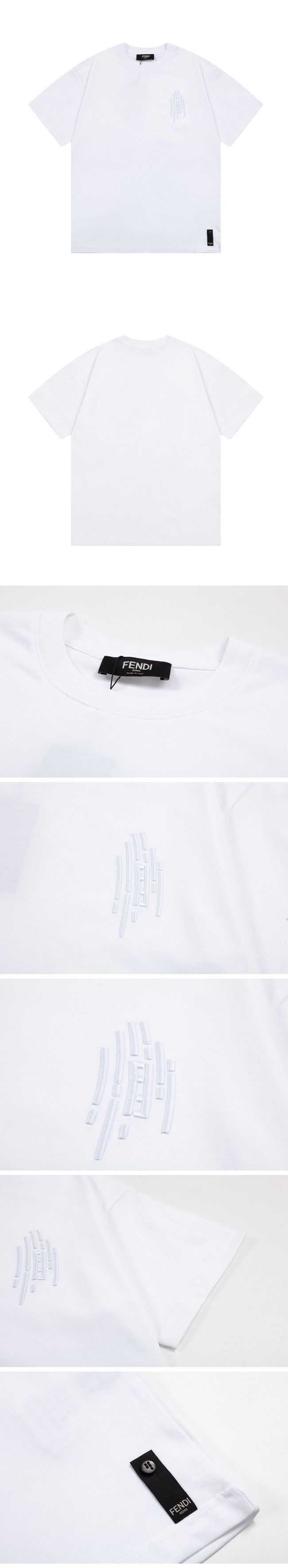 Fendi Chest Design Tee フェンディ チェスト デザイン Tシャツ ホワイト