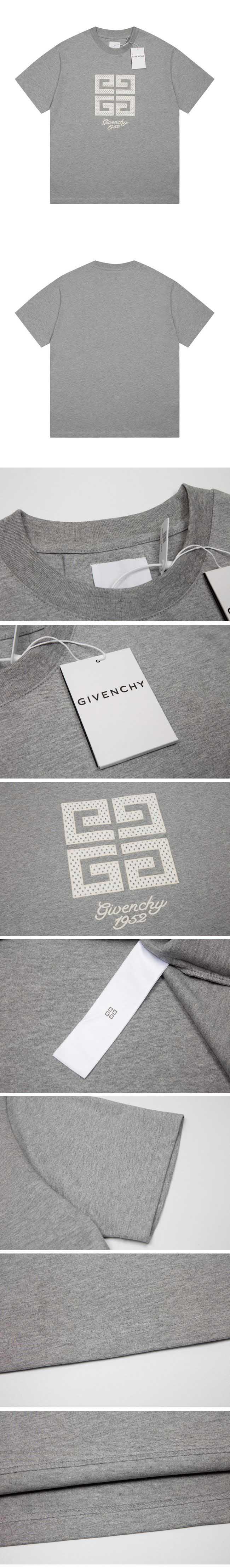 Givenchy Loose fit 4G Tee ジバンシー ルーズ フィット 4G Tシャツ グレー