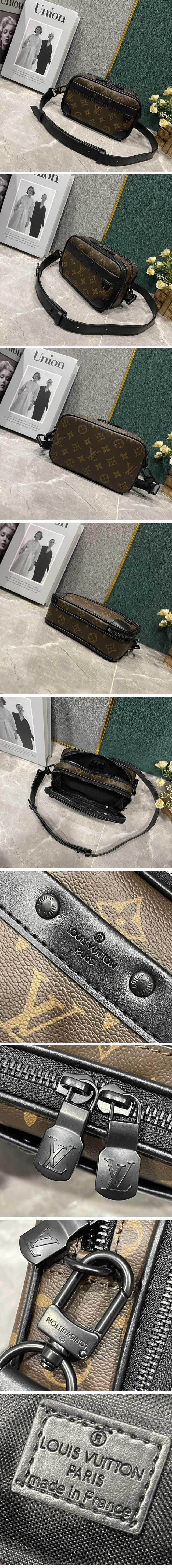 Louis Vuitton Monogram A Messenger Bag ルイヴィトン モノグラム アルファ メッセンジャー バッグ ブラウン