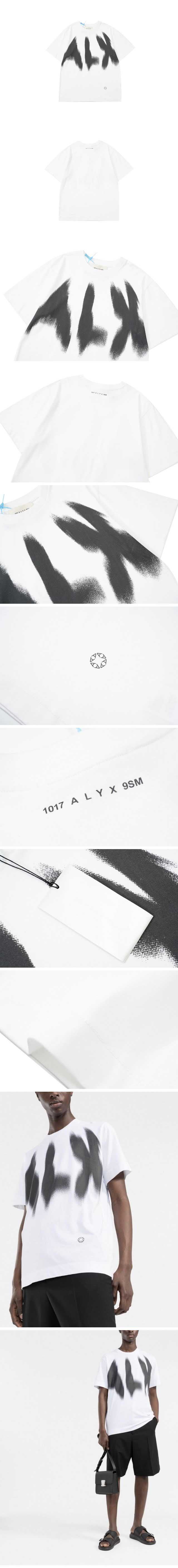 1017 ALYX 9SM Graphic Cotton Tee アリクス グラフィック コットン Tシャツ ホワイト