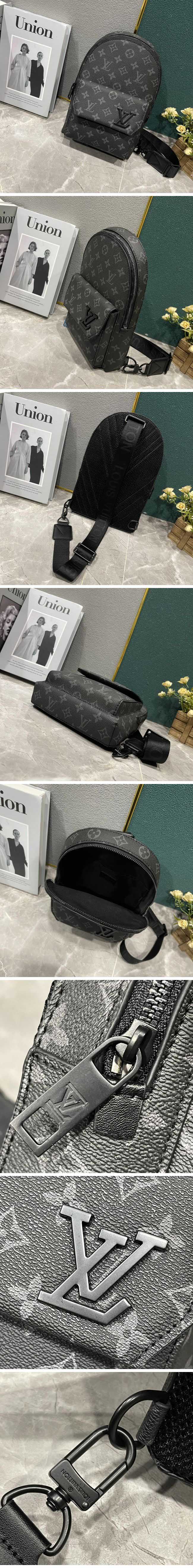 Louis Vuitton Monogram Pilot Body Bag ルイヴィトン モノグラム パイロット ボディ バッグ ブラック
