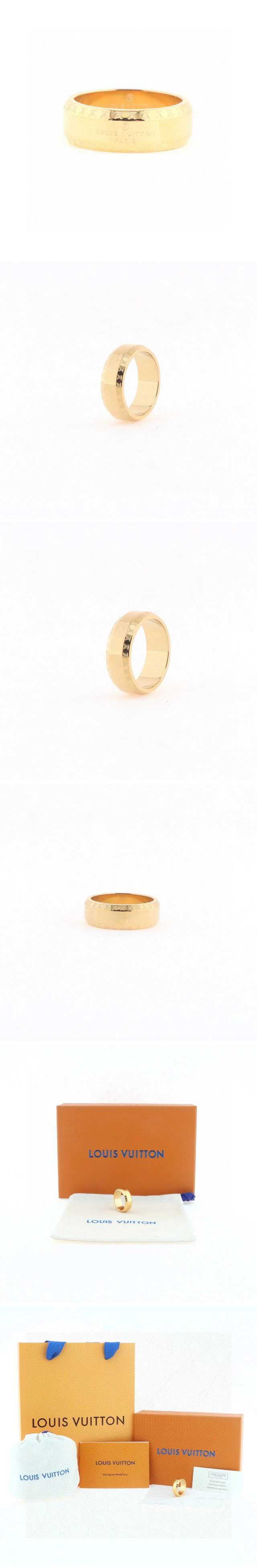 Louis Vuitton Gold LV Ring ルイヴィトン ゴールド LV リング