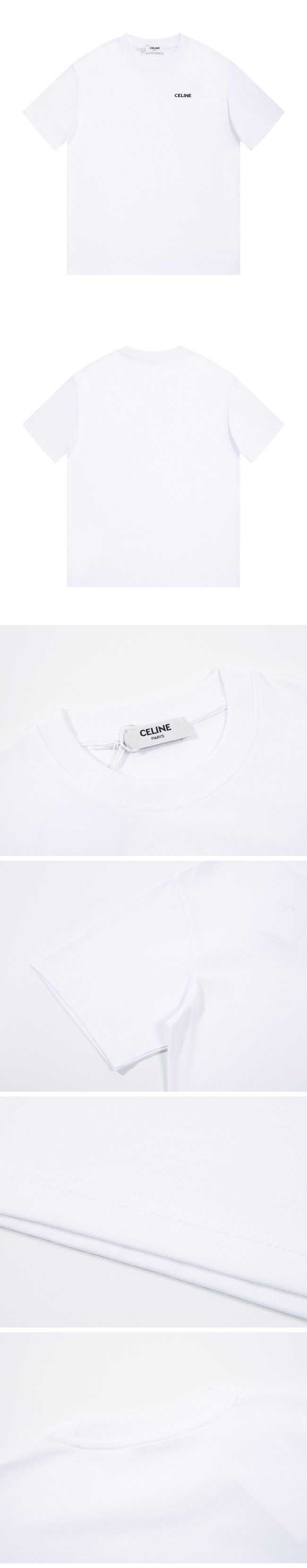 Celine Chest Logo Design Tee セリーヌ チェスト ロゴ デザイン Tシャツ ホワイト