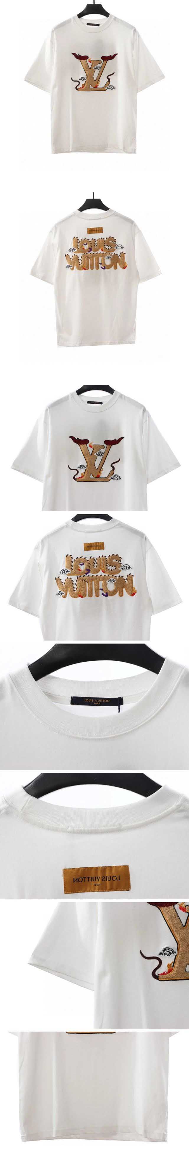 Louis Vuitton 3D Dragon Tee ルイヴィトン 3D ドラゴン Tシャツ ホワイト