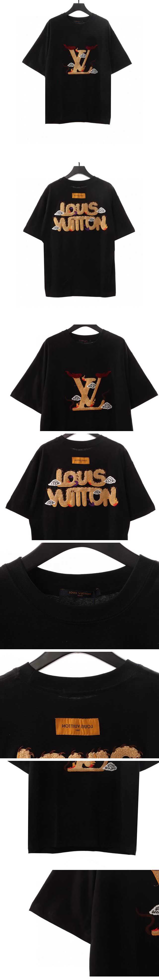 Louis Vuitton 3D Dragon Tee ルイヴィトン 3D ドラゴン Tシャツ ブラック