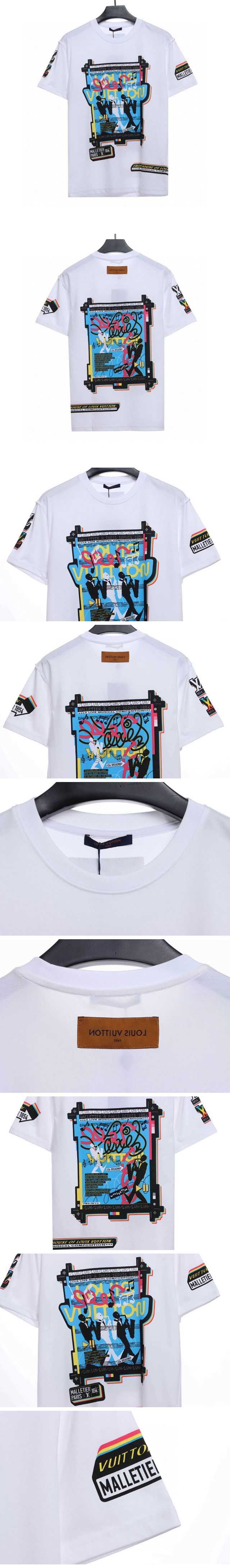 Louis Vuitton Band Print Tee ルイヴィトン バンド プリント Tシャツ