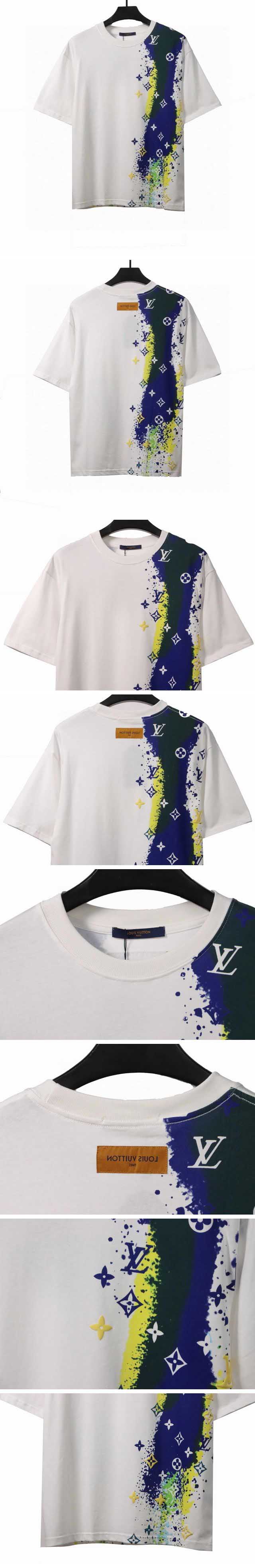 Louis Vuitton Painted Monogram Tee ルイヴィトン ペインテッド モノグラム Tシャツ ホワイト