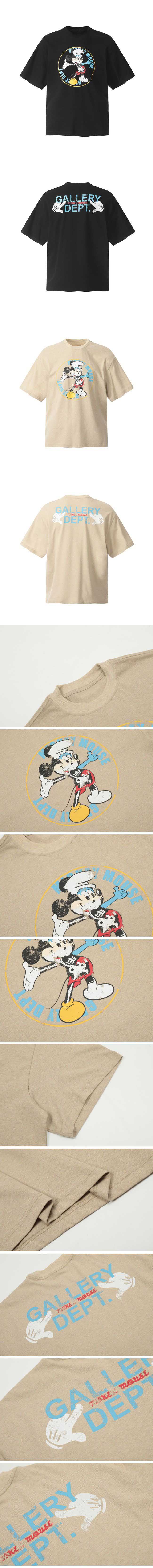 Gallery Dept. Mickey Mouse Print Tee ギャラリーデプト ミッキーマウス プリント Tシャツ