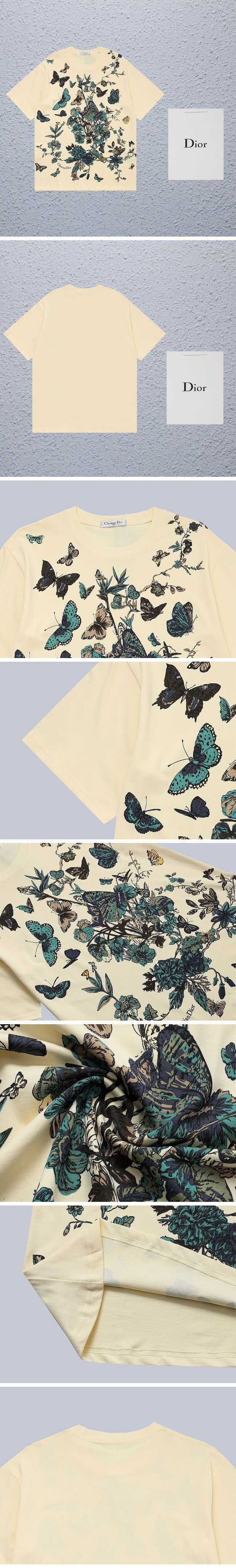 Dior Butterfly Flower Tee ディオール バタフライ フラワー Tシャツ