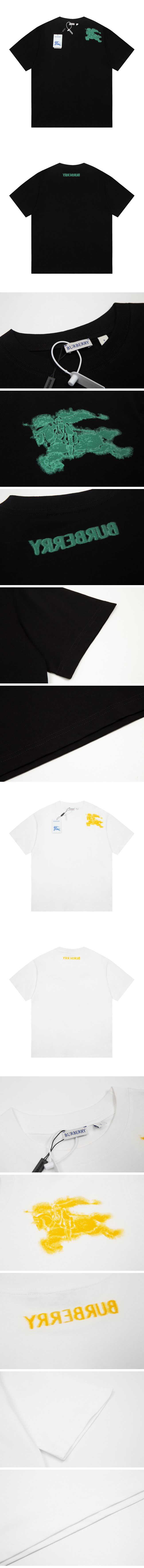 Burberry Shoulder Color Horse Design Tee バーバリー ショルダー カラー ホース デザイン Tシャツ