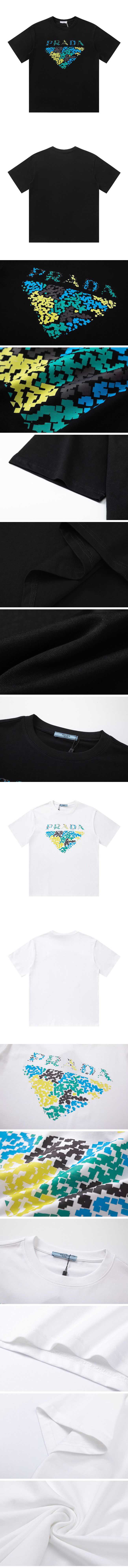 Prada Block Triangle Logo Tee プラダ ブロック トライアングル ロゴ Tシャツ