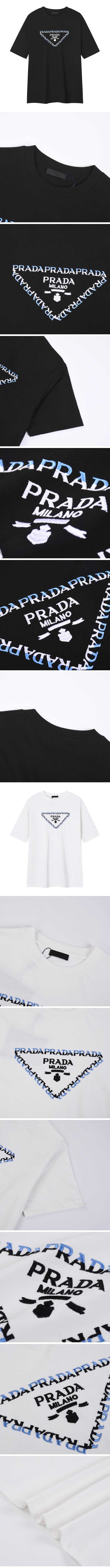 Prada Name Triangle Design Tee プラダ ネーム トライアングル デザイン Tシャツ