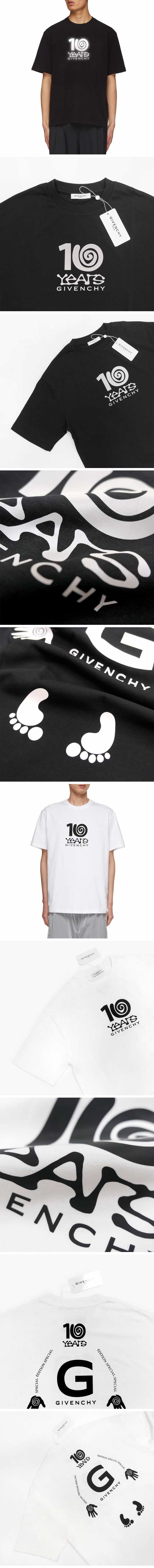 Givenchy 10 Years Design Tee ジバンシー 10 イヤー デザイン Tシャツ