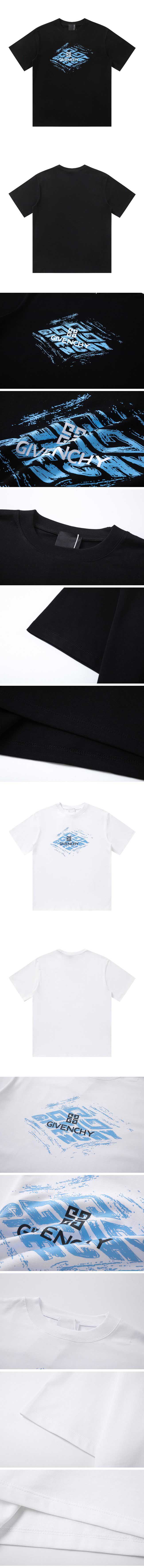 Givenchy Blue Logo Design Tee ジバンシー ブルー ロゴ デザイン Tシャツ