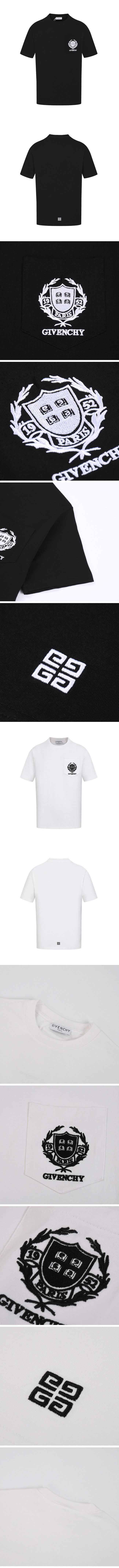 Givenchy Chest Emblem Design Tee ジバンシー チェスト エンブレム デザイン Tシャツ