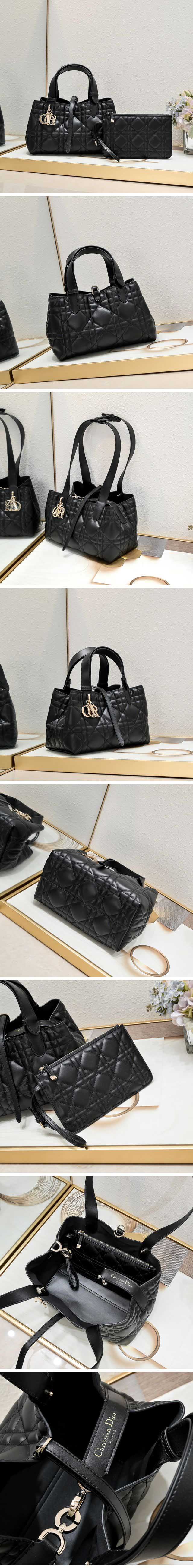 Dior Oblique Toujours Mini Tote Bag ディオール オブリーク トゥジュール ミニ トートバッグ ブラック