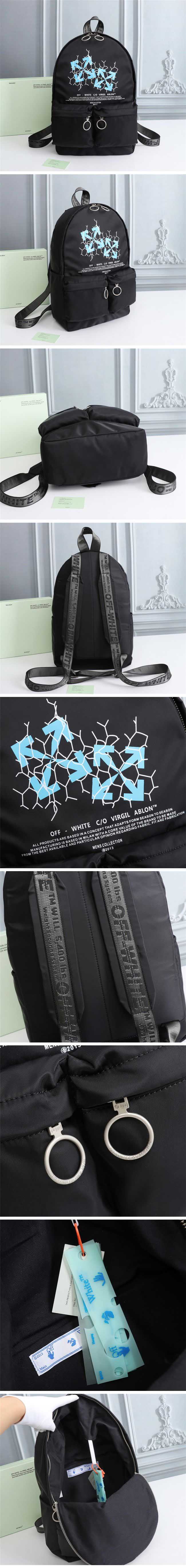 Off-White Virgil Abloh Crack Arrow Back Pack オフホワイト ヴァージルアブロー クラック アロー バックパック