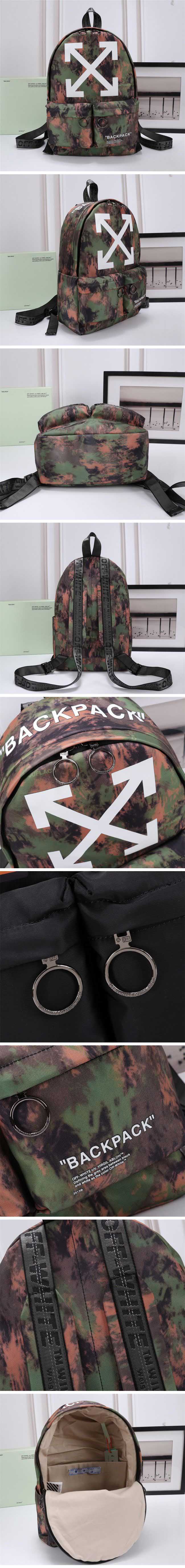 Off-White Virgil Abloh Camo Arrow Back Pack オフホワイト ヴァージルアブロー カモ アロー バックパック