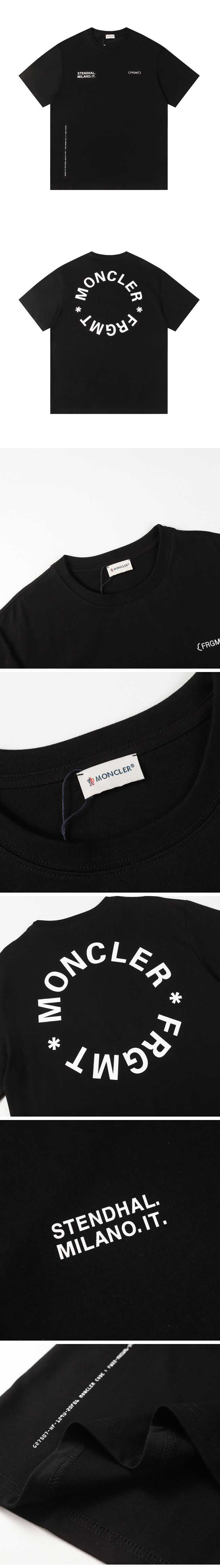 Moncler x Fragment Back Circle Tee モンクレール x フラグメント バック サークル Tシャツ ブラック