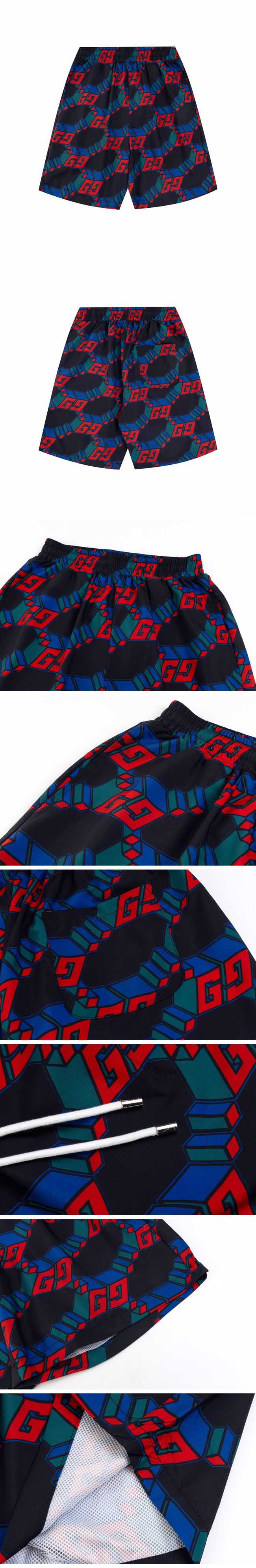 Gucci 3D Graphic Design Shorts グッチ 3D グラフィック デザイン ショーツ ブラック