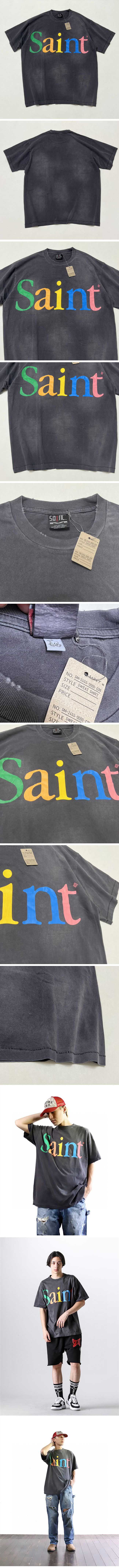 SAINT Mxxxxxx Coloful Logo Tee セントマイケル カラフル ロゴ Tシャツ