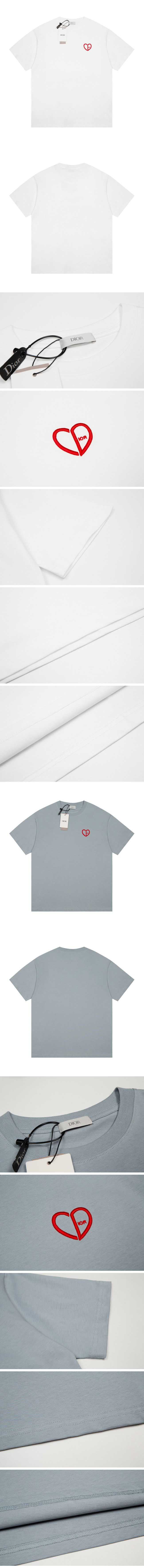 Dior Heart Logo Design Tee ディオール ハート ロゴ デザイン Tシャツ