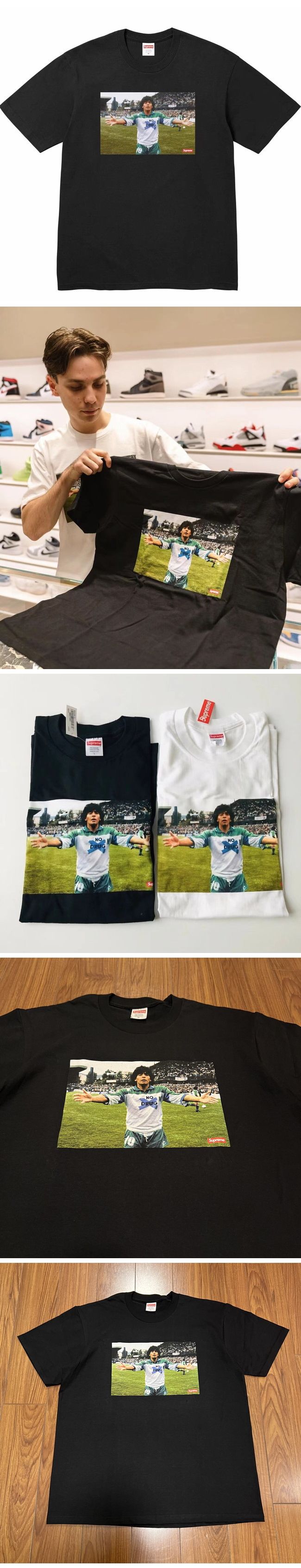 Supreme 24FW Maradona Tee シュプリーム 24FW マラドーナ Tシャツ ブラック