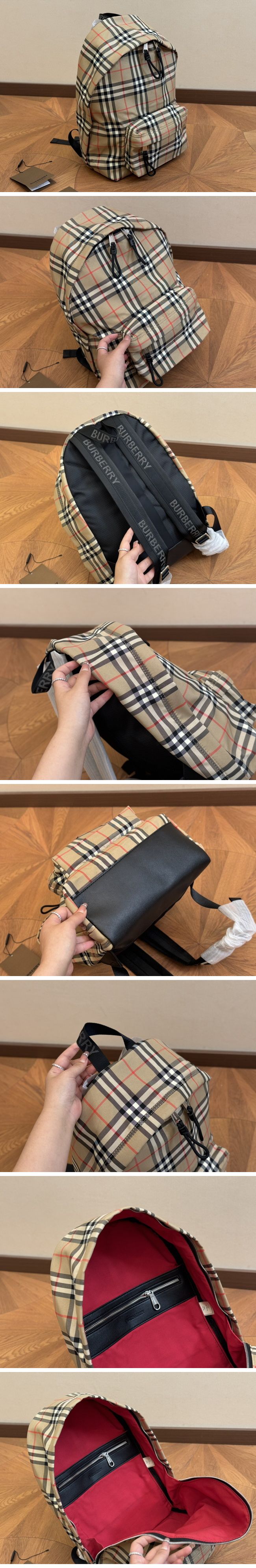 Burberry Nylon Check Backpack バーバリー ナイロン チェック バックパック