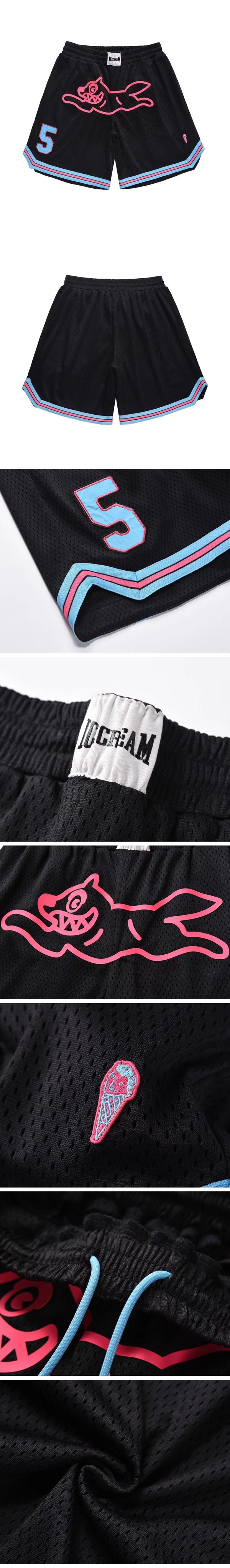 Icecream Running Dog Basket Ball Shorts アイスクリーム ランニングドッグ バスケットボール ハーフパンツ