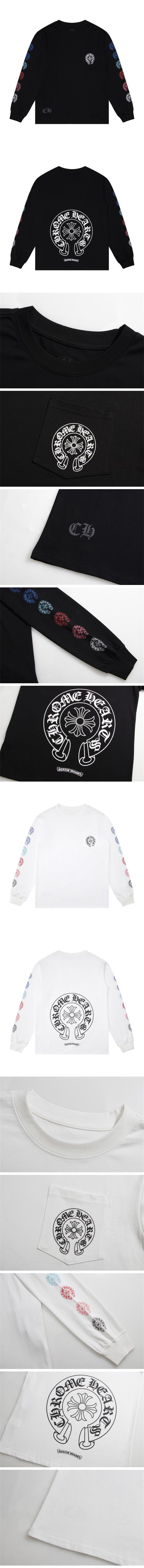 Chrome Hearts Multicolor Horse Shoe L/S Tee クロムハーツ マルチカラー ホースシュー L/S Tシャツ