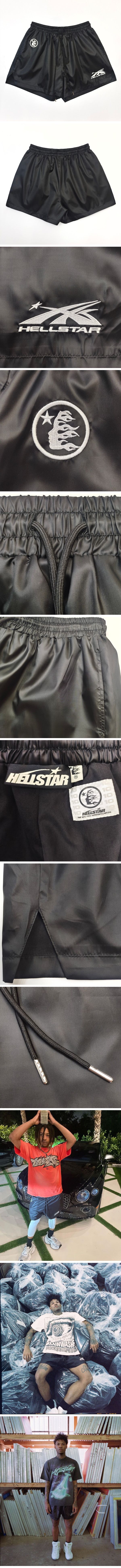 Hell Star Nylon Shorts Black ヘルスター ナイロン ショーツ ハーフパンツ ブラック