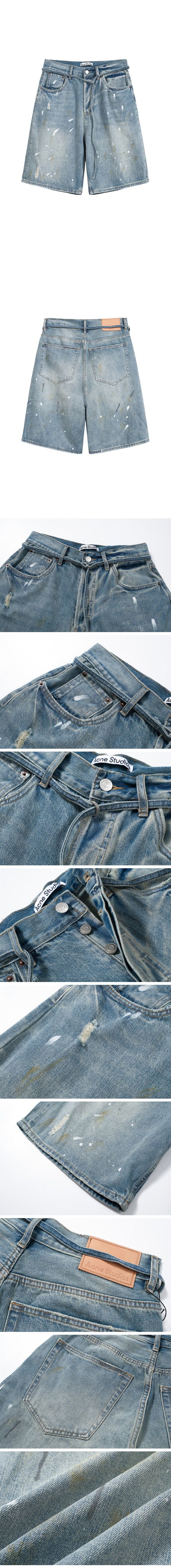 Acne Studios Loose Fit Denim Shorts アクネ ストゥディオズ ルーズフィット デニムショーツ