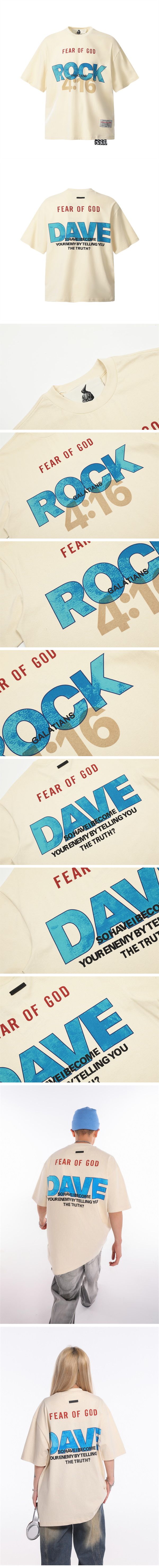 Fear of God x RRR123 ROCK DAVE 4:16 Tee フィアオブゴッド x アールアールアール123 コラボ Tシャツ