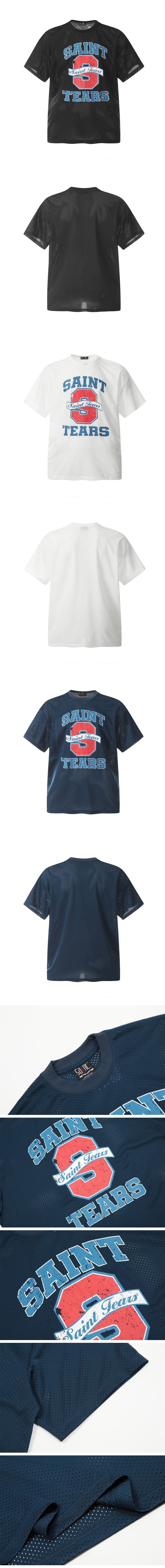 SAINT Mxxxxxx 9 Tears Mesh Tee セイントマイケル 9 ティアーズ メッシュ Tシャツ