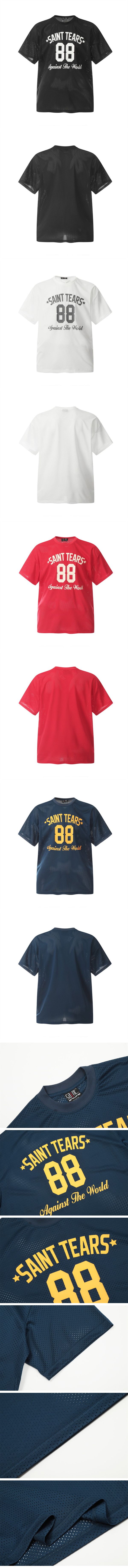 SAINT Mxxxxxx 88 Tears Mesh Tee セイントマイケル 88ティアーズ メッシュ Tシャツ