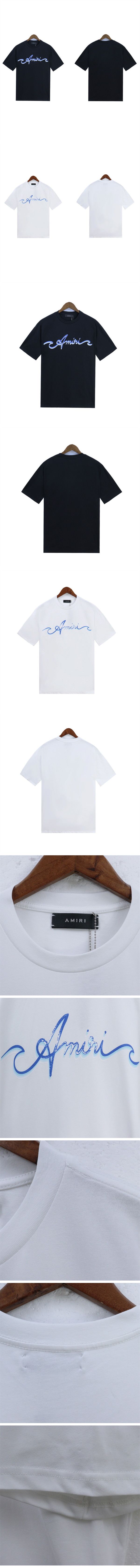 Amiri Cursive Logo Print Tee アミリ カーシヴ ロゴ プリント Tシャツ