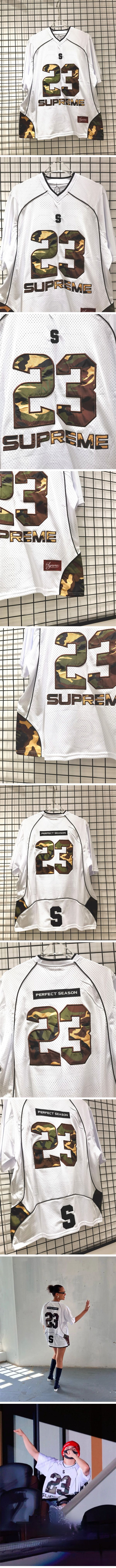 Supreme Perfect Season Football Jersey Tee シュプリーム パーフェクト シーズン フットボール ジャージ Tシャツ ホワイト