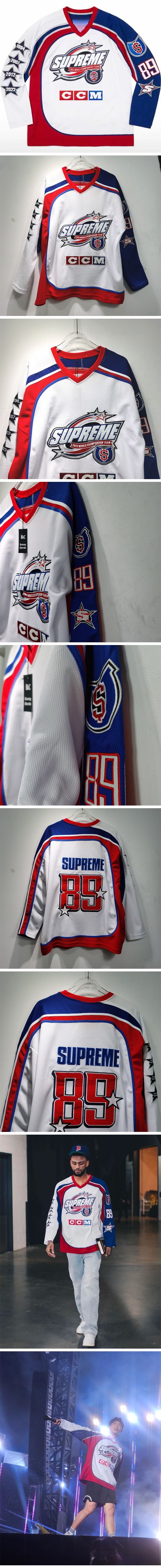 Supreme CCM All Stars Hockey L/S Tee シュプリーム CCM オールスター ホッケー L/S Tee ホワイト