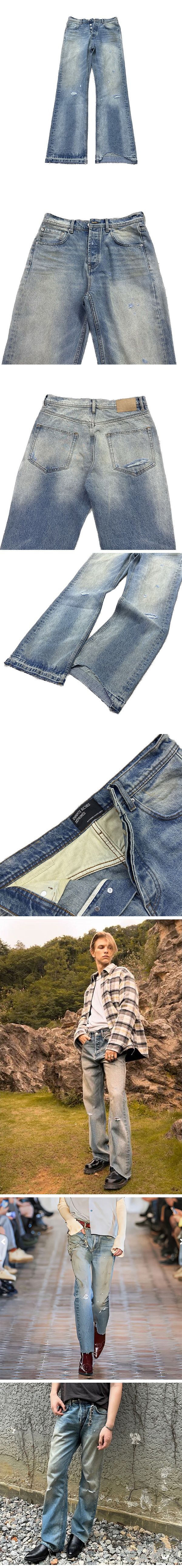 Enfants Riches Deprimes Flared Distressed Jeans アンファン リッシュ デプリメ フレア ディストレスド ジーンズ