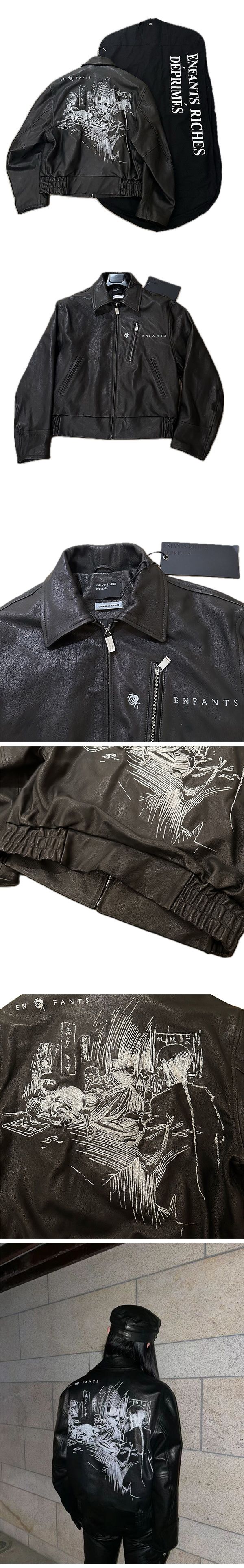 Enfants Riches Deprimes Opium Den Frank Jacket Black アンファン リッシュ デプリメ アヘン デン フランク レザー ジャケット