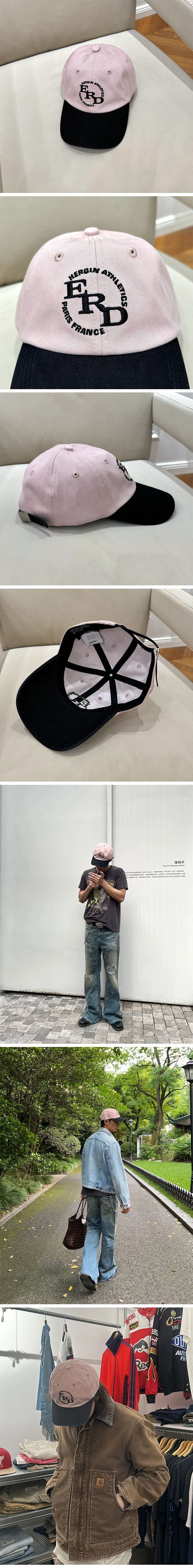 Enfants Riches Deprimes Heroin Athletics 6-Panel Hat アンファン リッシュ デプリメ ヒロイン アスレチック 6パネル キャップ ピンク